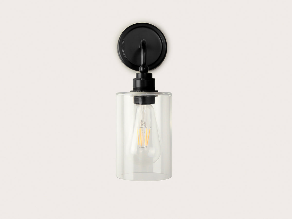 Arthur Short Arm Wall Light with Indie Small Glass Shade