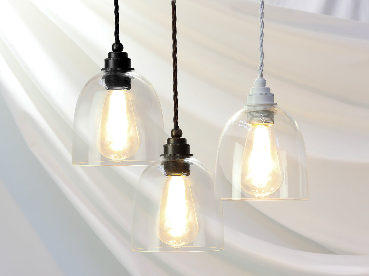 14cm Glass Cloche Arthur Pendant