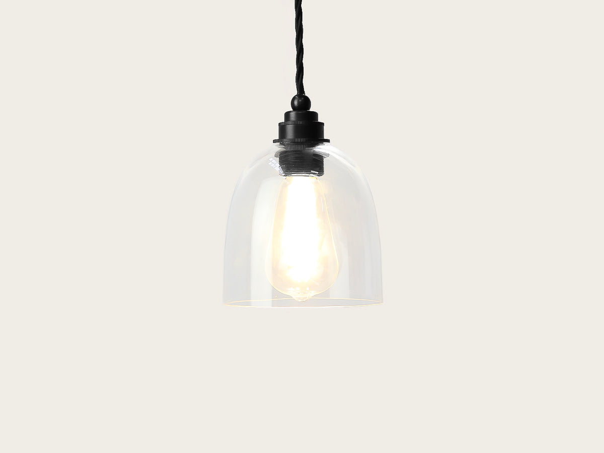 14cm Glass Cloche Arthur Pendant