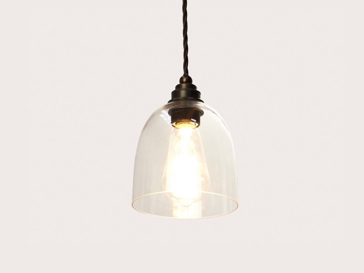 14cm Glass Cloche Arthur Pendant