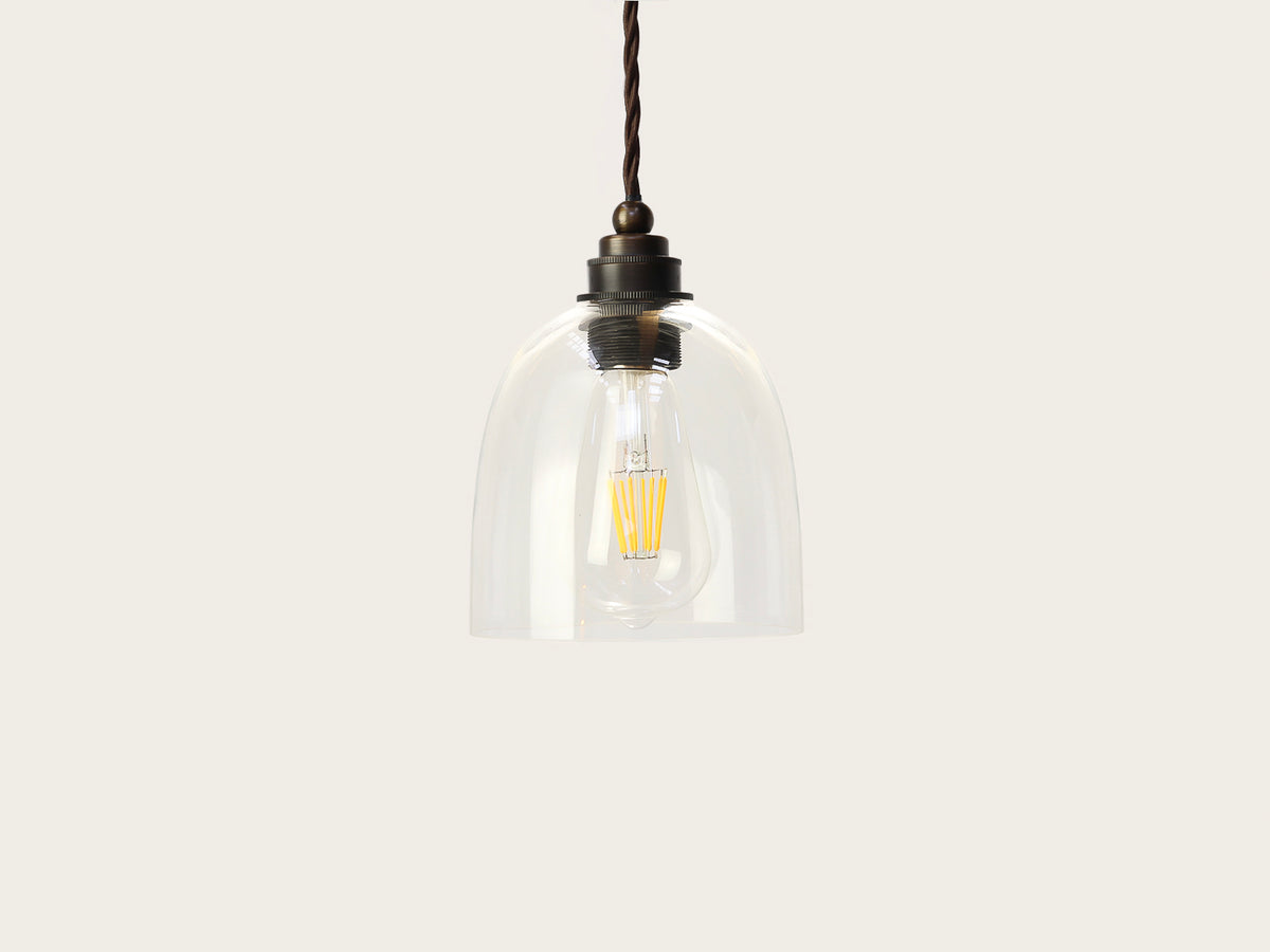 14cm Glass Cloche Arthur Pendant