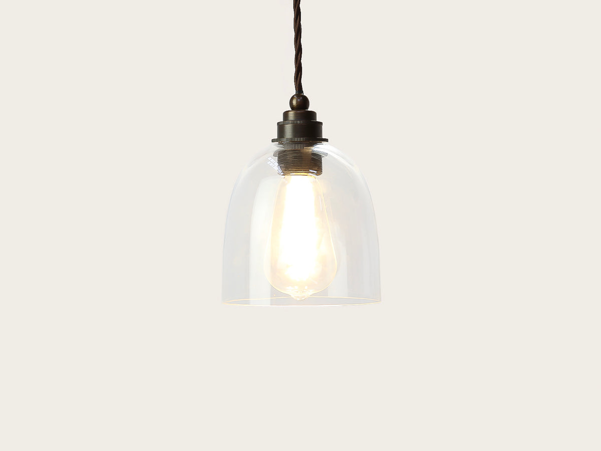 14cm Glass Cloche Arthur Pendant