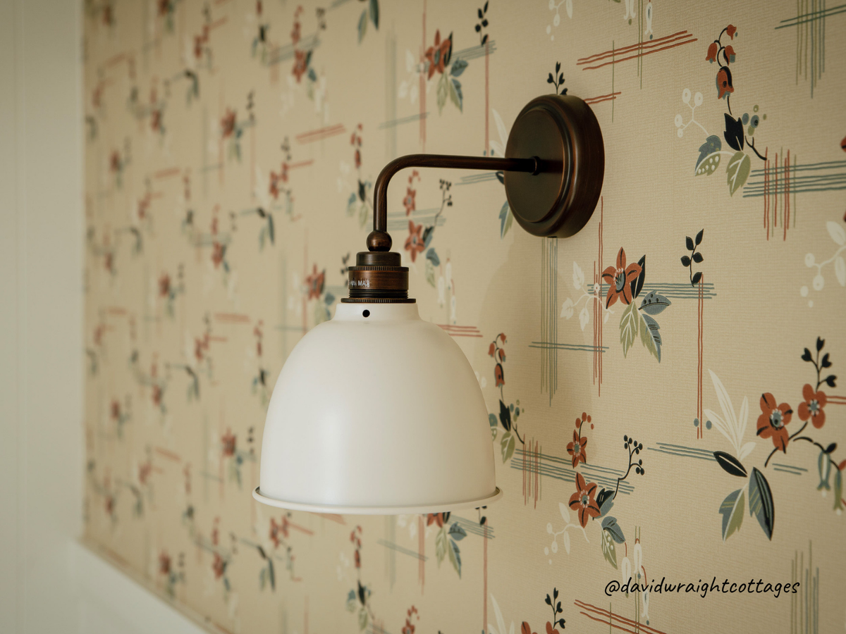 Arthur Short Arm Wall Light with Metal Cloche