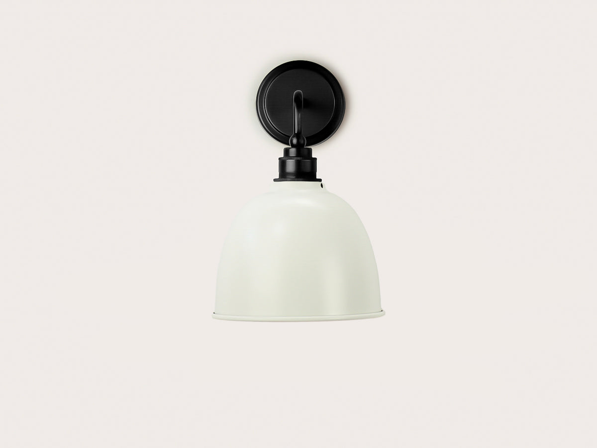 Arthur Short Arm Wall Light with Metal Cloche