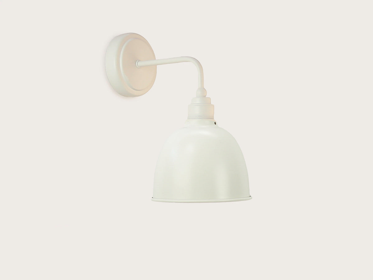 Arthur Short Arm Wall Light with Metal Cloche