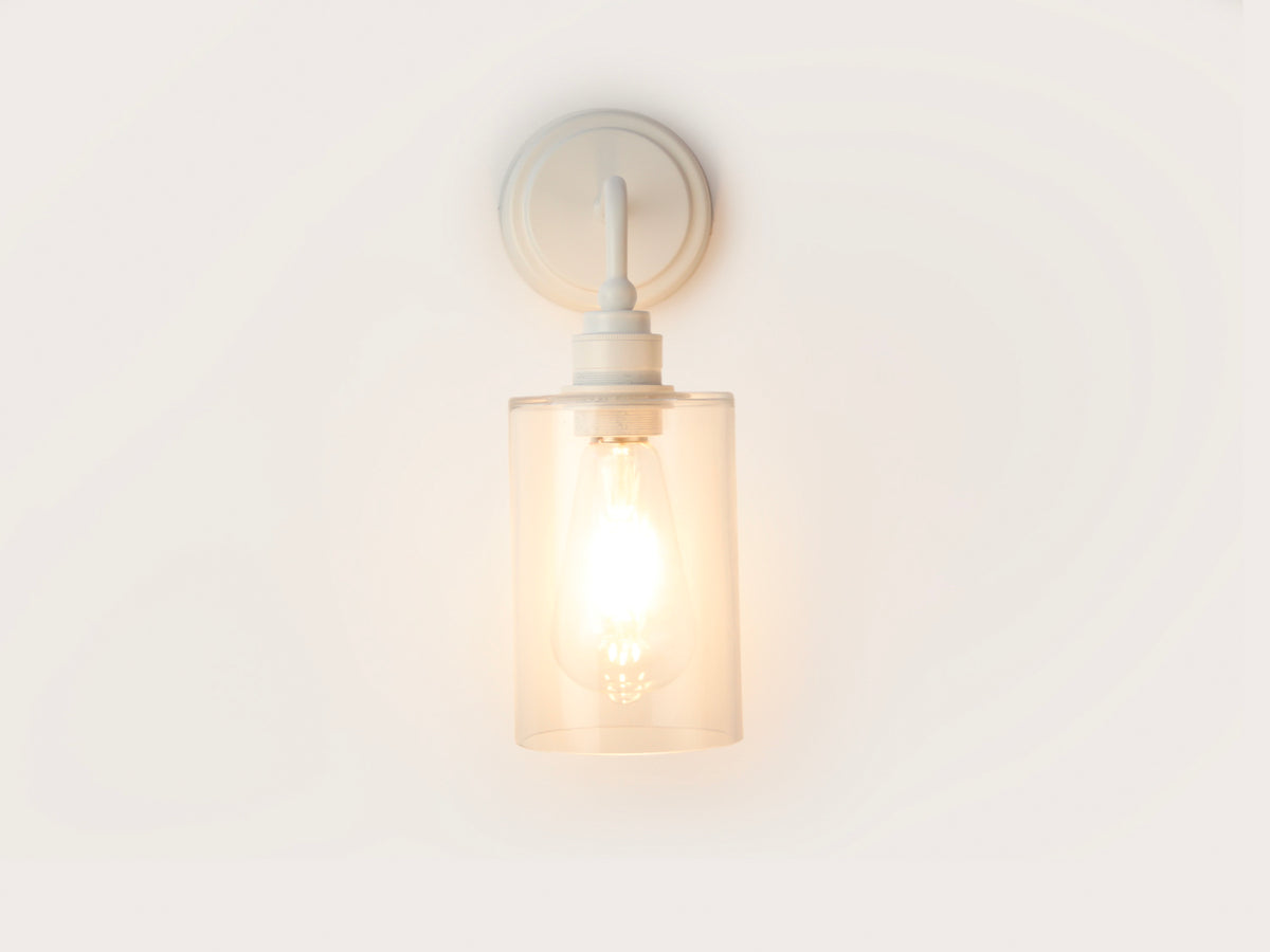Arthur Short Arm Wall Light with Indie Small Glass Shade