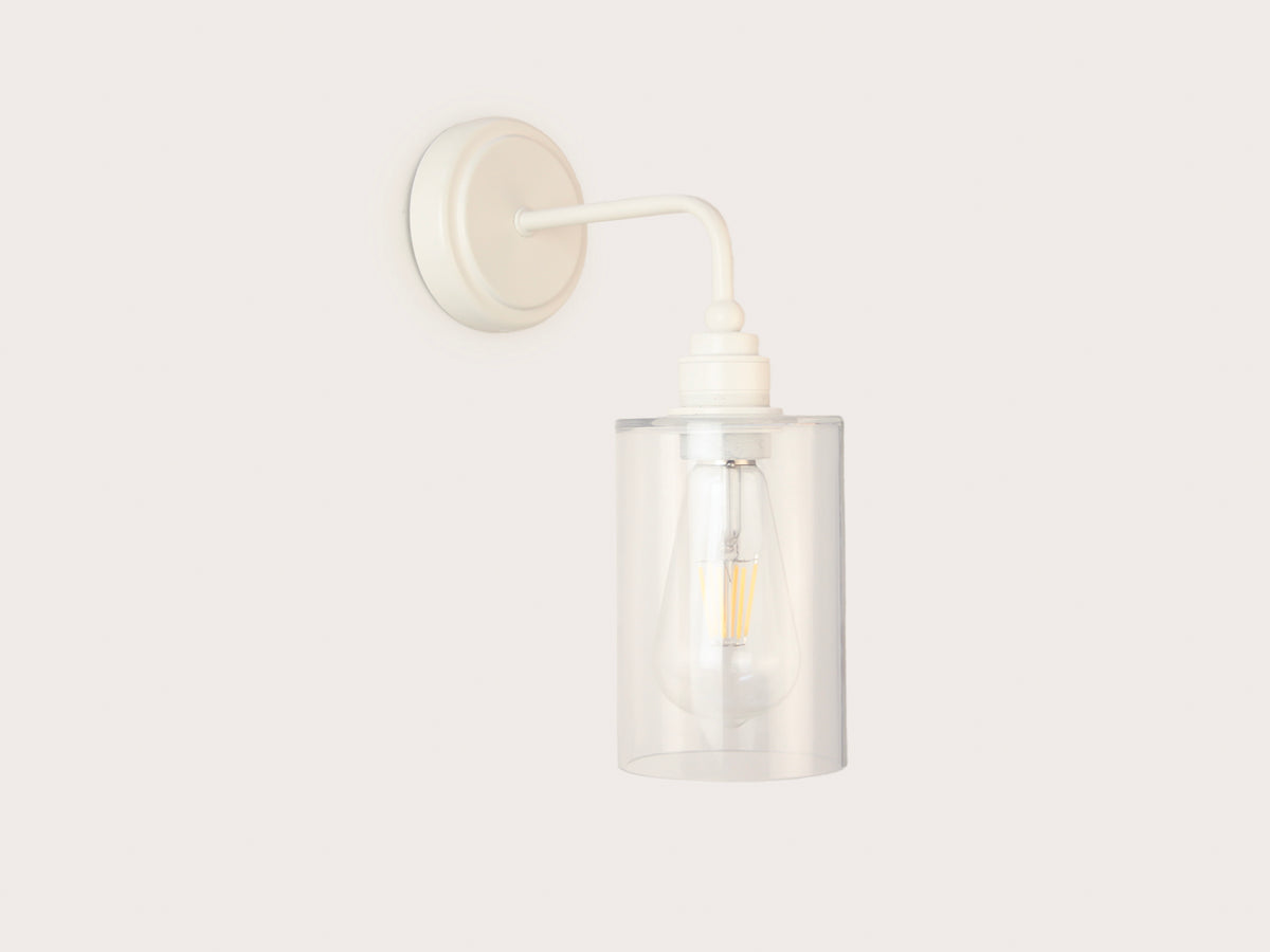 Arthur Short Arm Wall Light with Indie Small Glass Shade