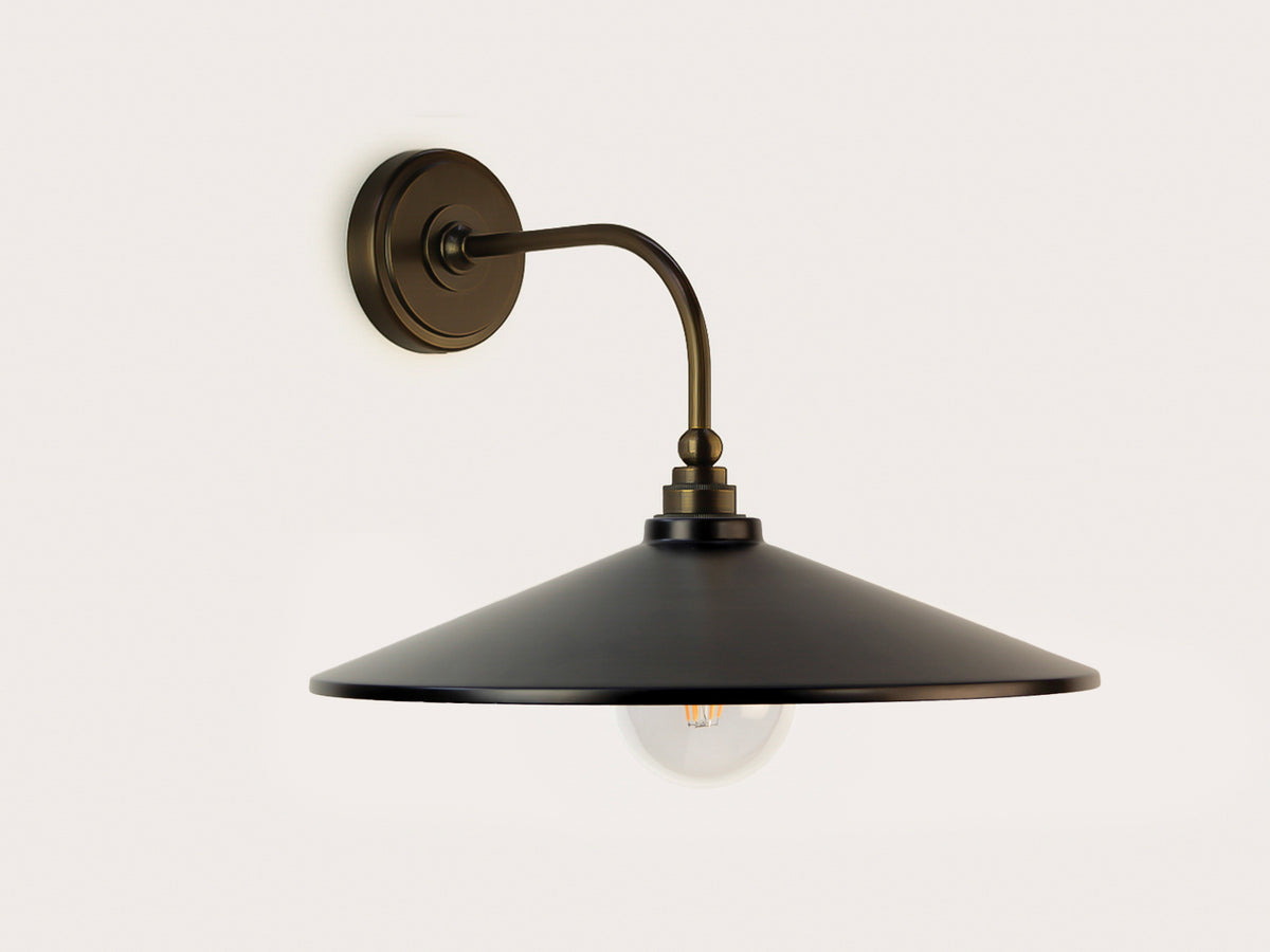 Arthur Long Arm Wall Light with 40cm Metal Shade