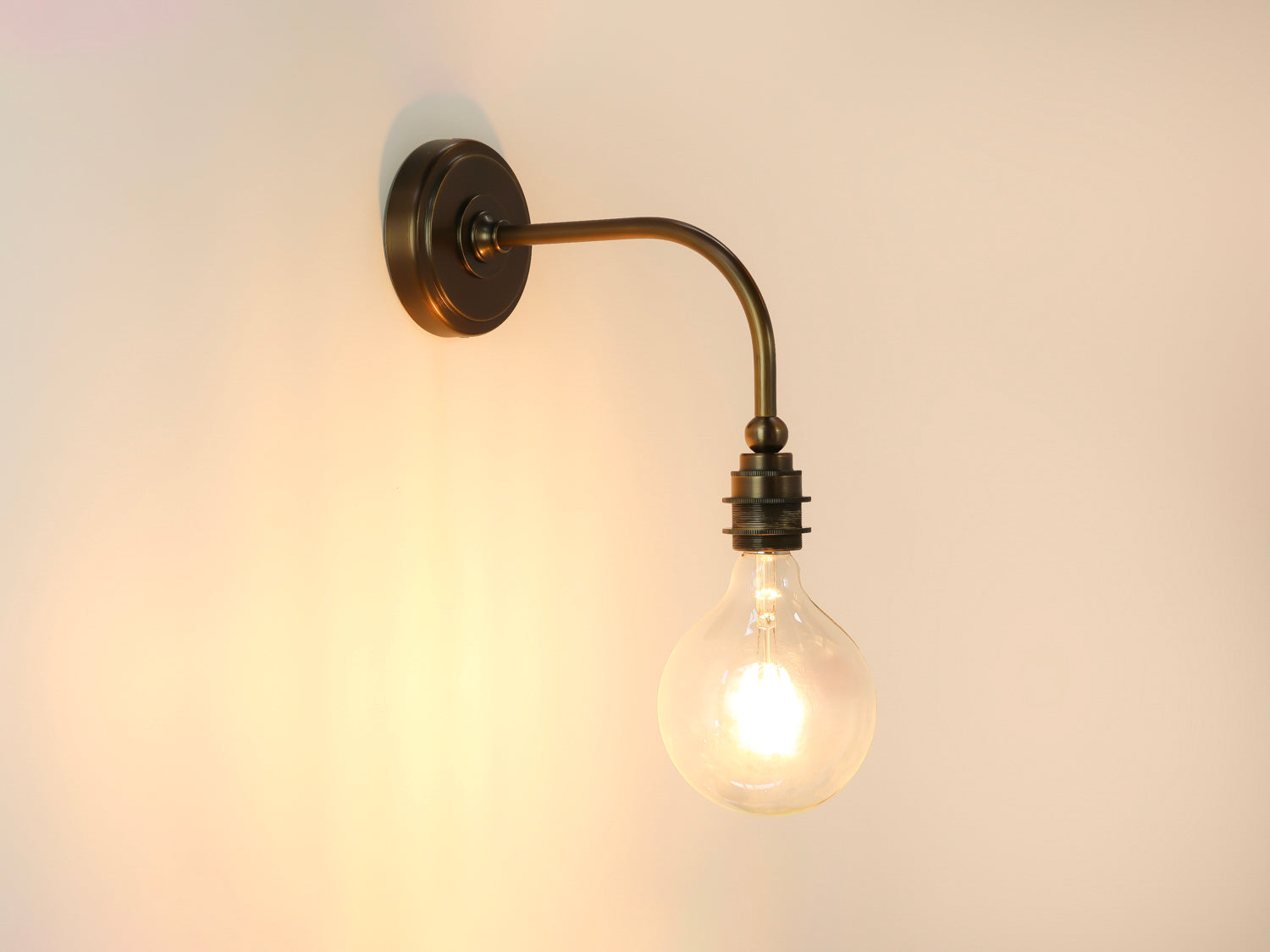 Arthur Long Arm Bare Bulb Wall Light