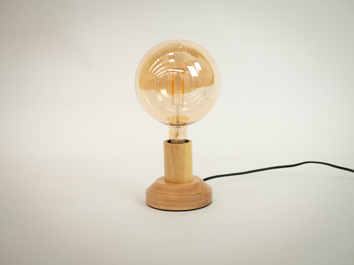 Bambino Wooden Table Lamp with 150mm Dolly Bulb