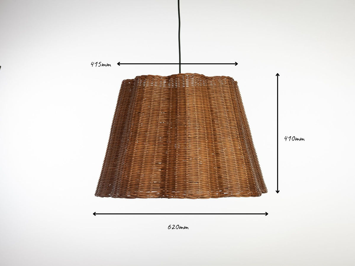 Rattan - Bordeaux Large Hanging Shade