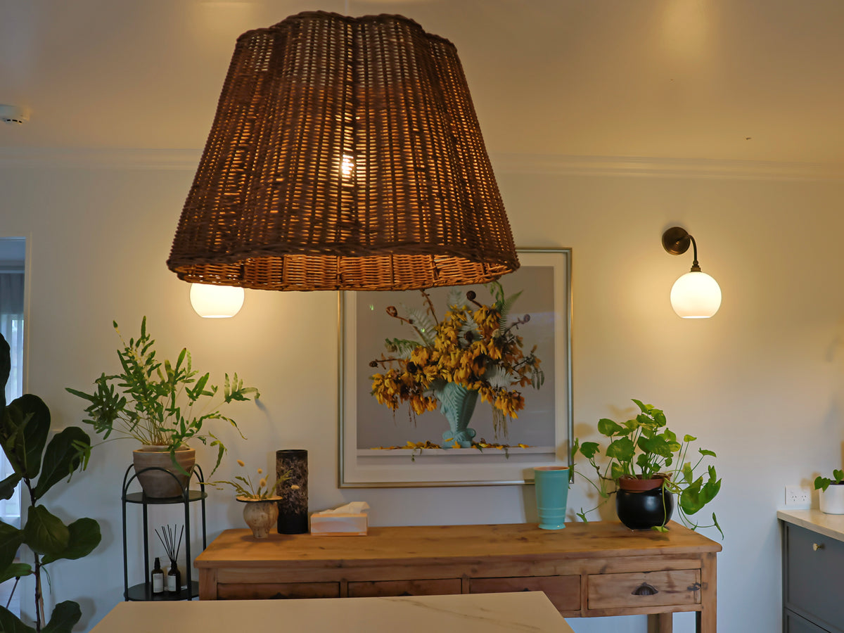 Rattan - Bordeaux Large Hanging Shade