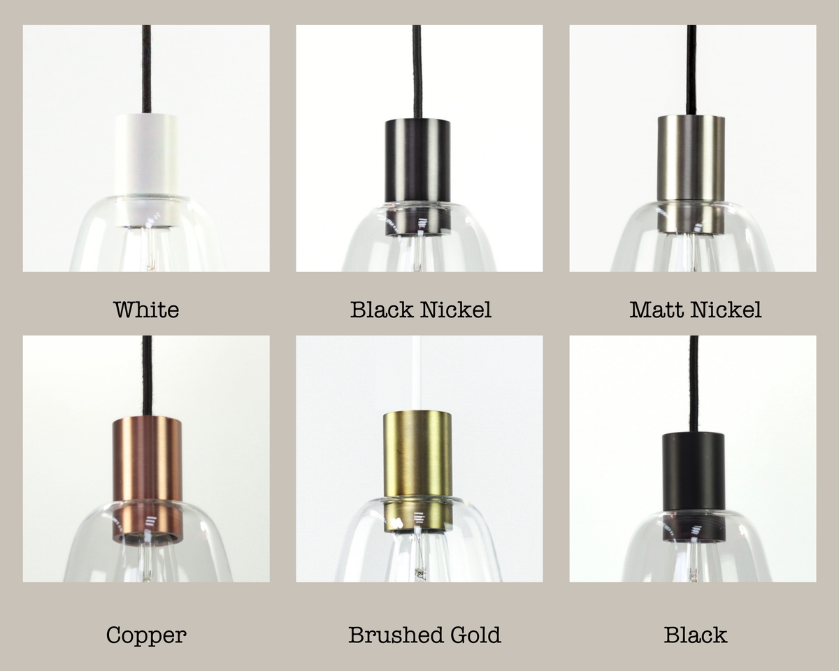 14cm Glass Cloche Fergus Pendant