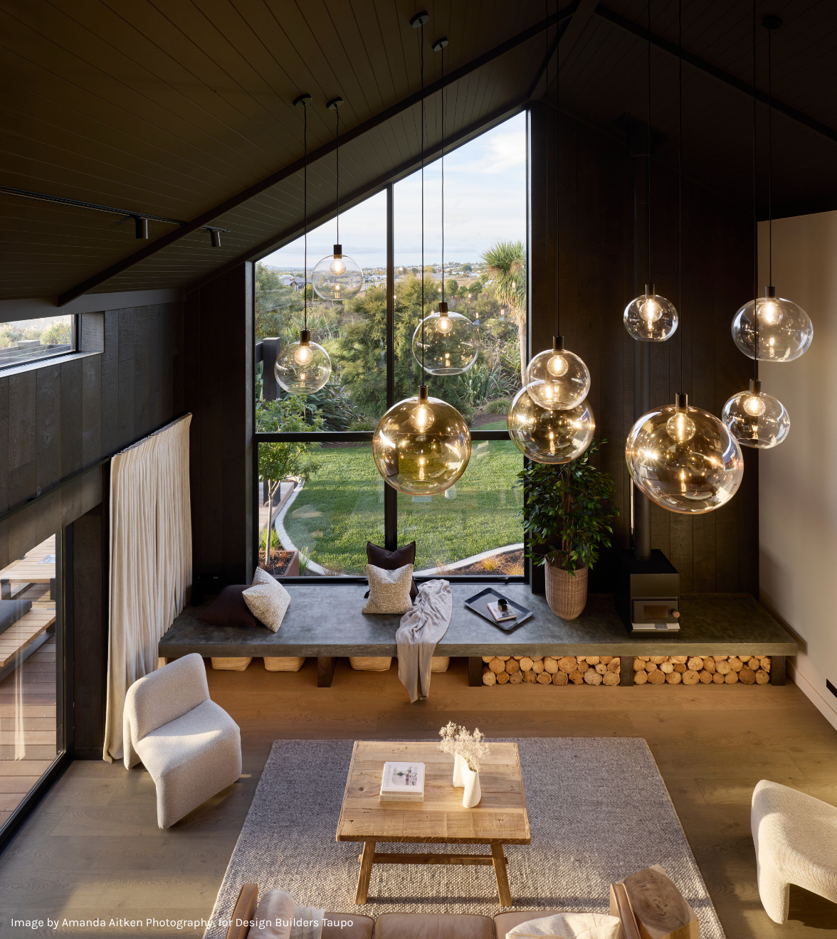 Apothecary 30cm Round Glass Fergus Pendant