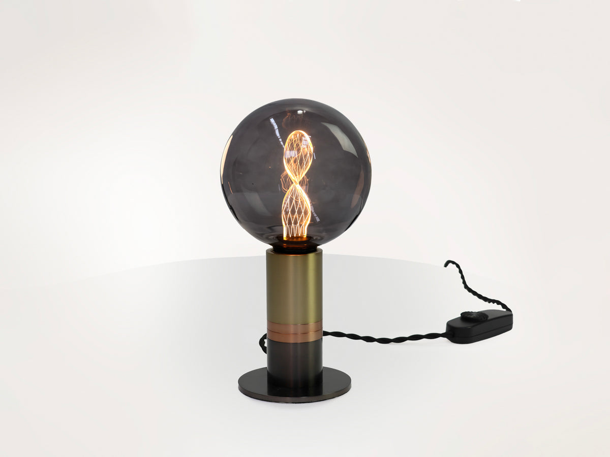 Fergie B Metal Table Lamp - Brushed Gold