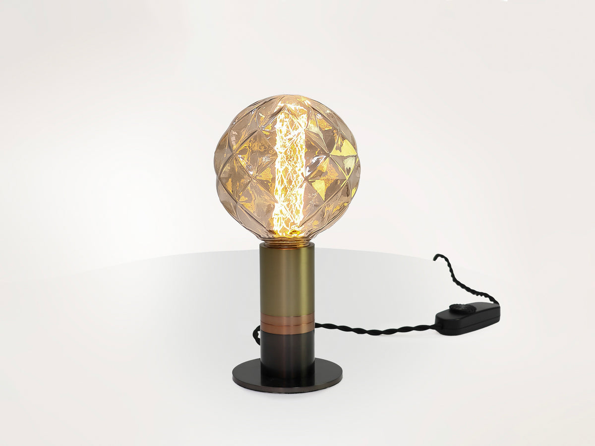Fergie B Metal Table Lamp - Brushed Gold