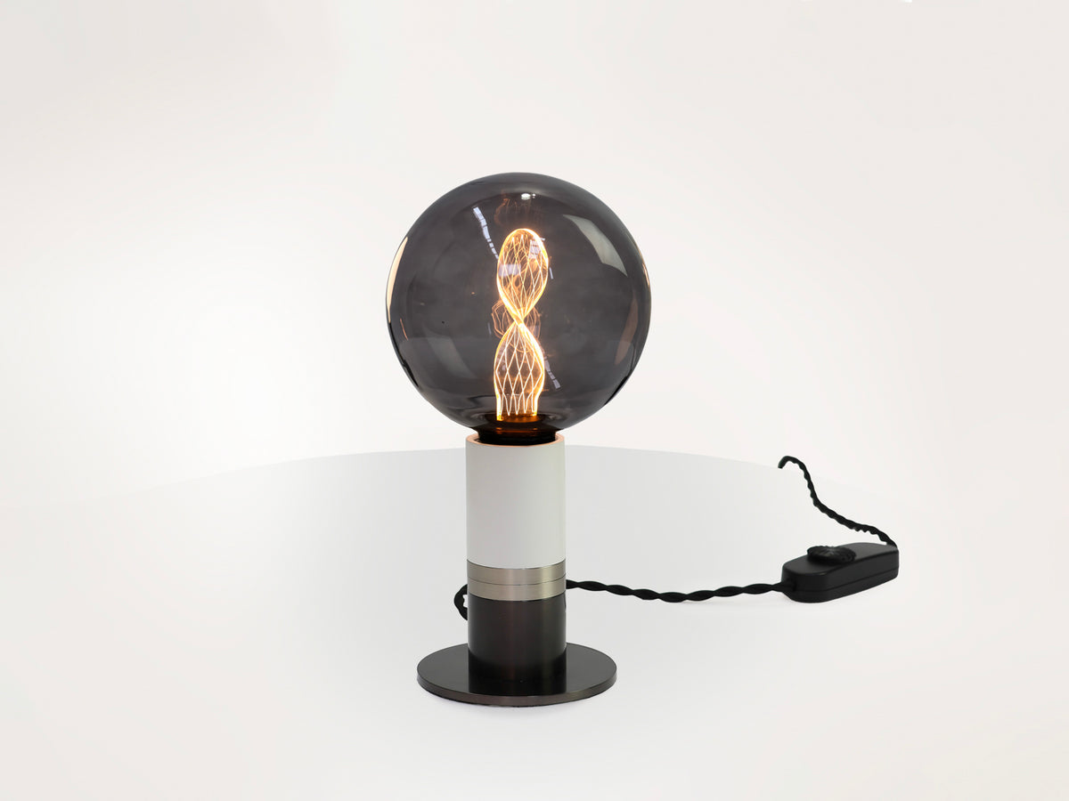 Fergie B Metal Table Lamp - White