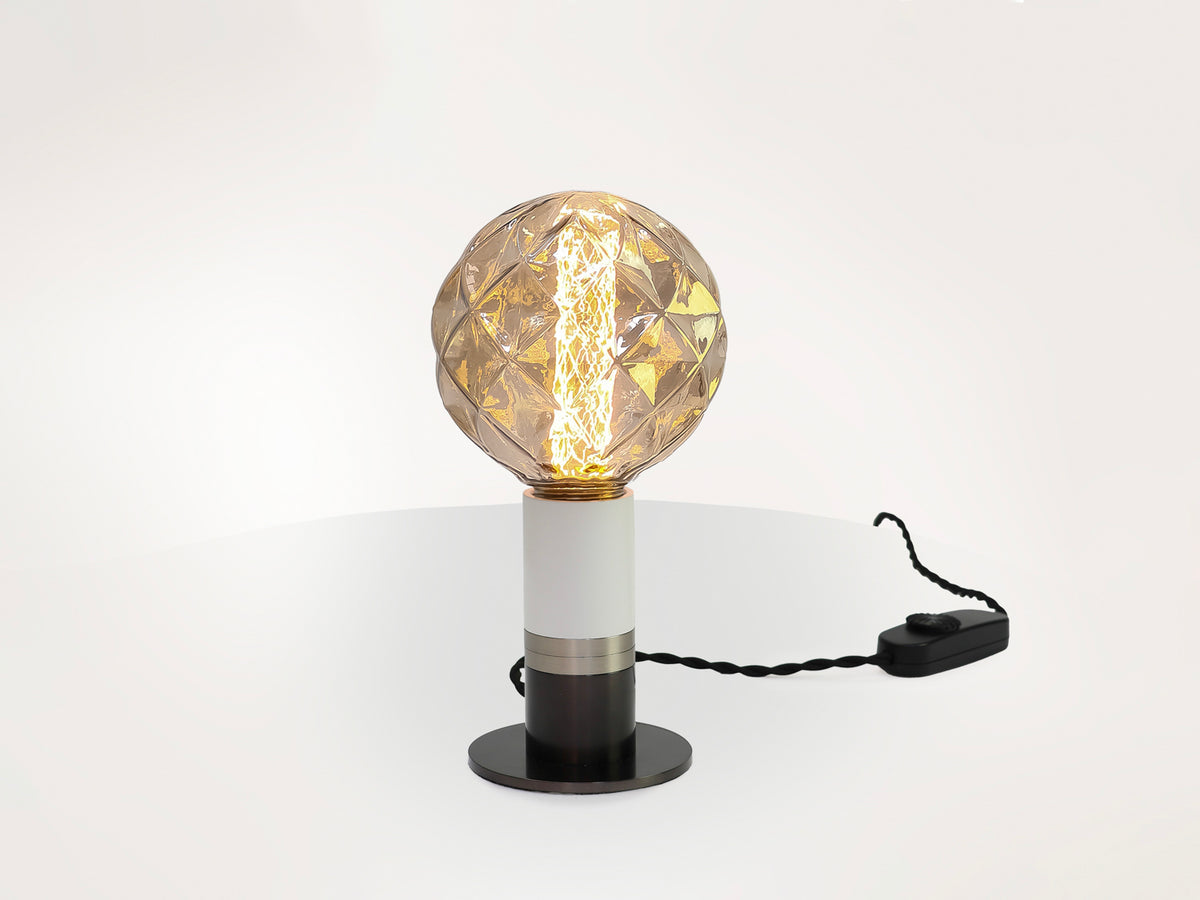 Fergie B Metal Table Lamp - White