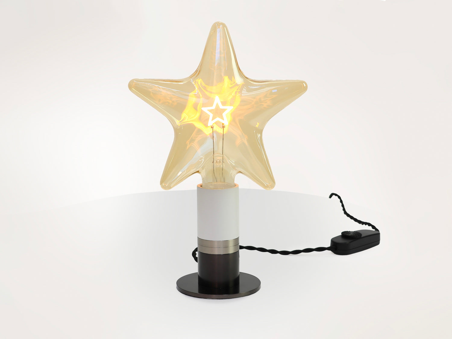 Fergie B Metal Table Lamp - White