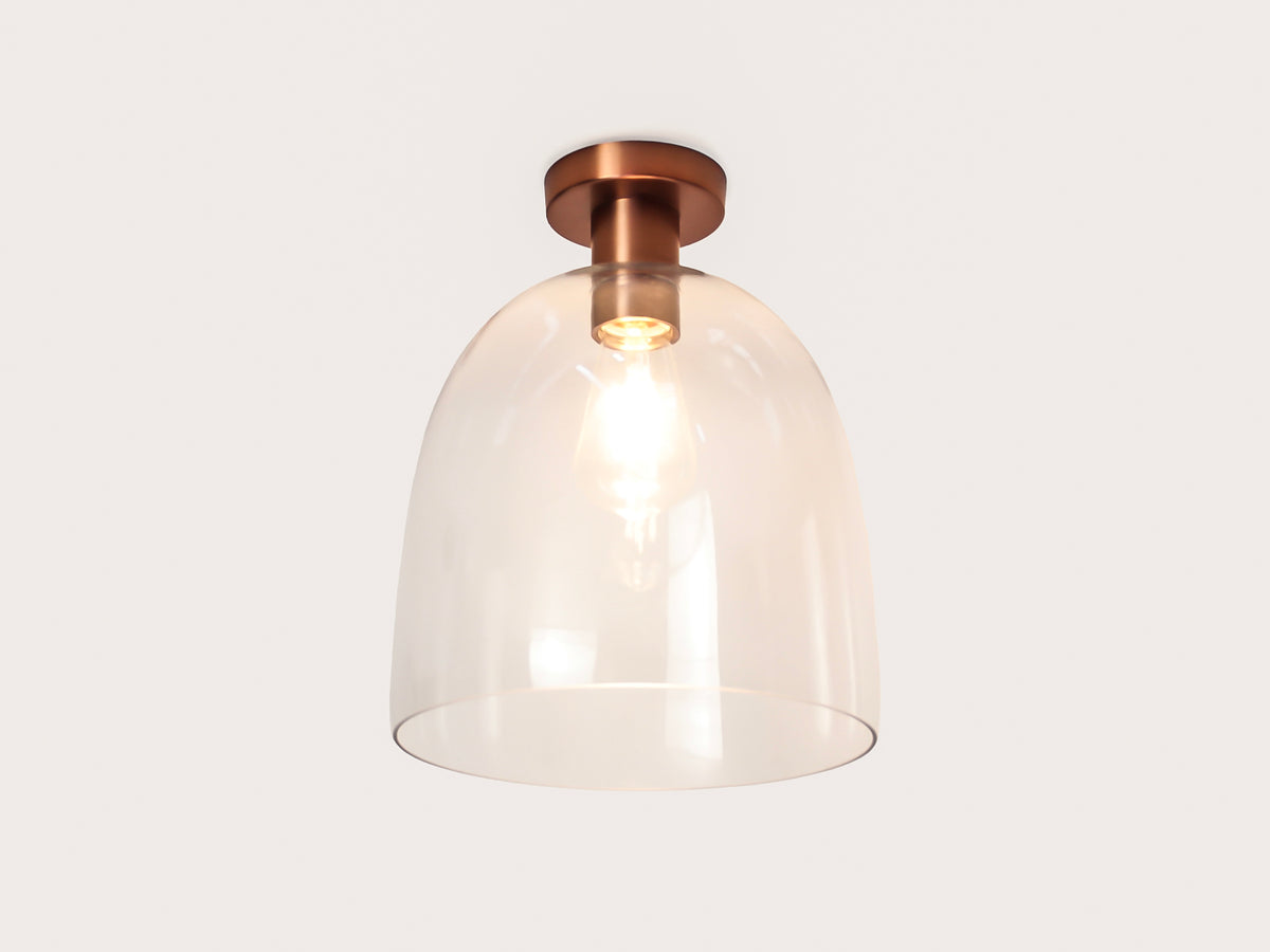 Fixed Fergus with 25cm Glass Cloche