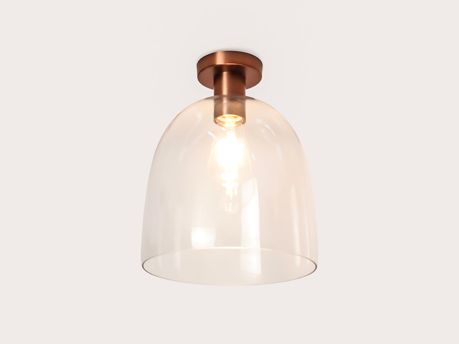 Fixed Fergus with 25cm Glass Cloche