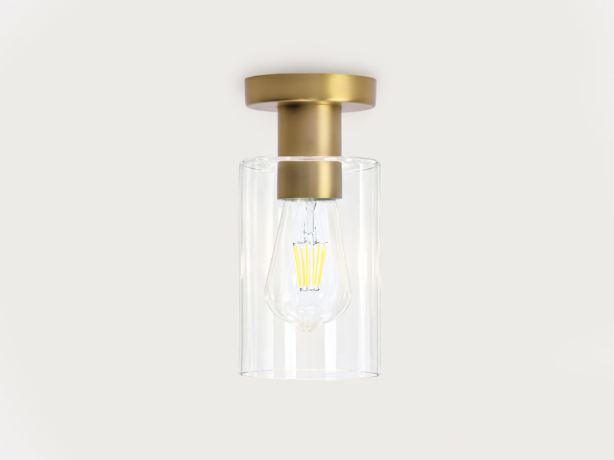Fixed Fergus with Indie Small Glass Shade
