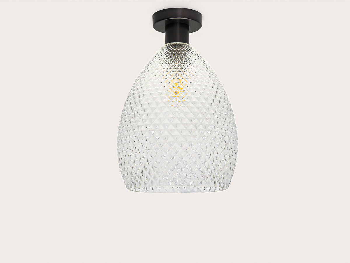Fixed Fergus with Sage Glass Shade