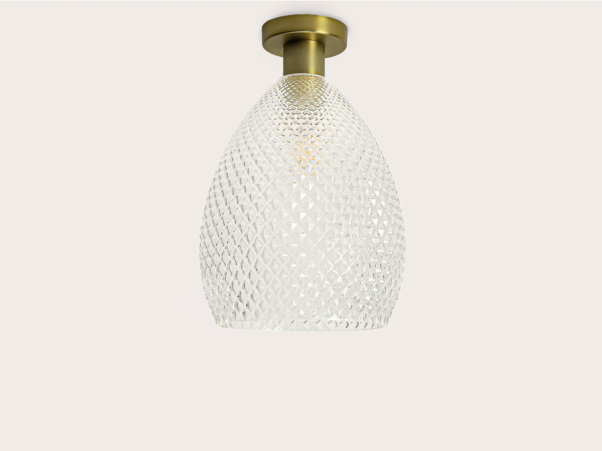 Fixed Fergus with Sage Glass Shade