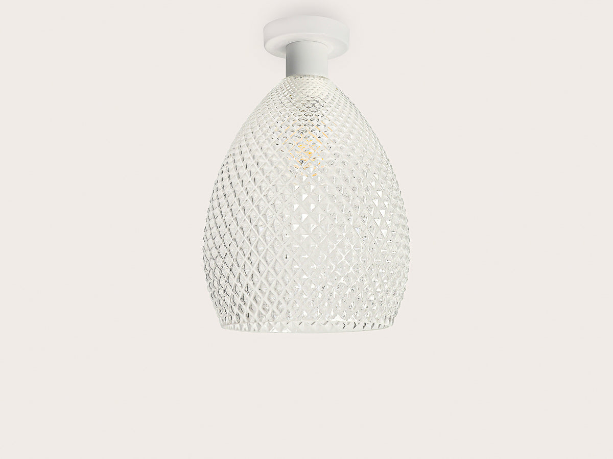 Fixed Fergus with Sage Glass Shade