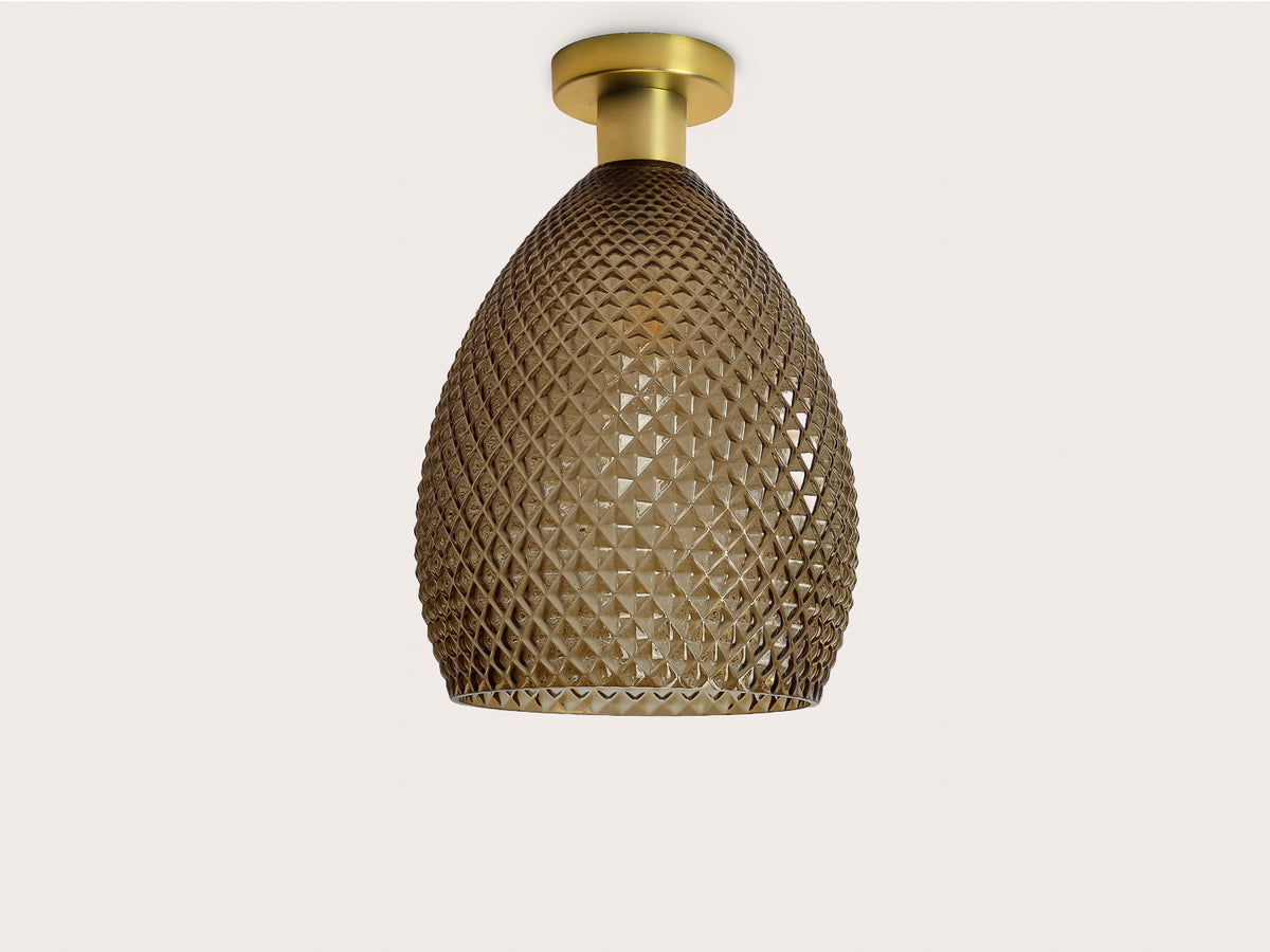 Fixed Fergus with Sage Glass Shade