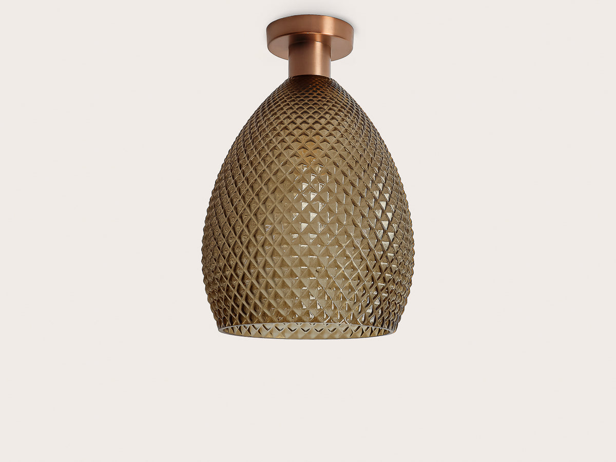 Fixed Fergus with Sage Glass Shade