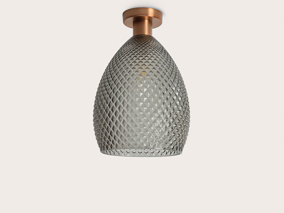 Fixed Fergus with Sage Glass Shade
