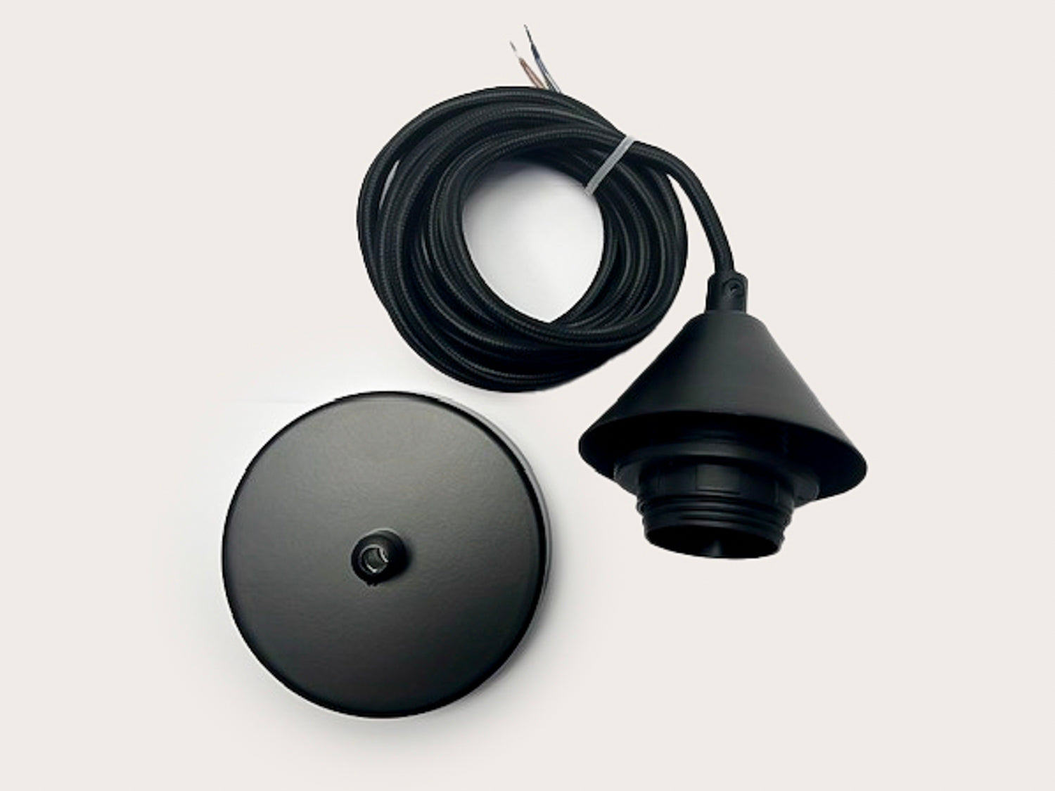 Angled Lamp Holder Pendant Set