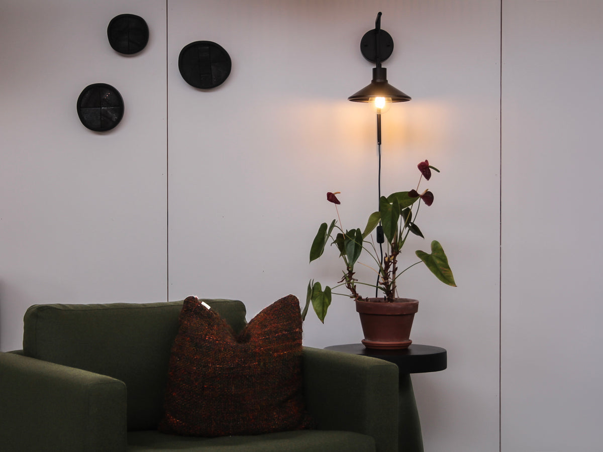 Frankie Swing Arm Wall Light with 22cm Metal Shade