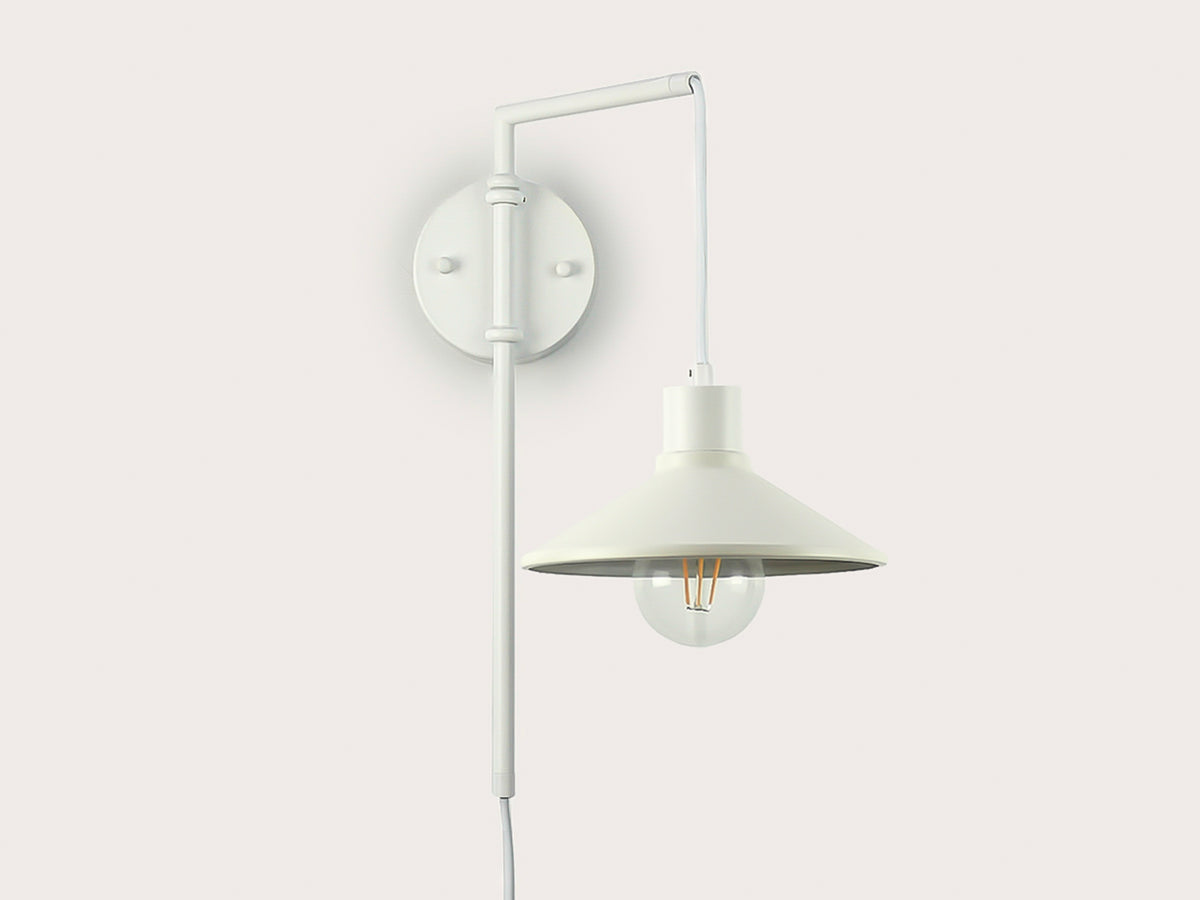 Frankie Swing Arm Wall Light with 22cm Metal Shade
