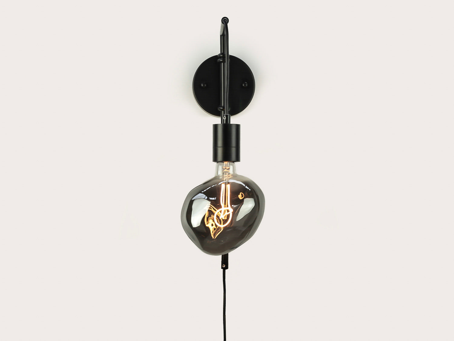 Frankie Bare Bulb Swing Arm Wall Light