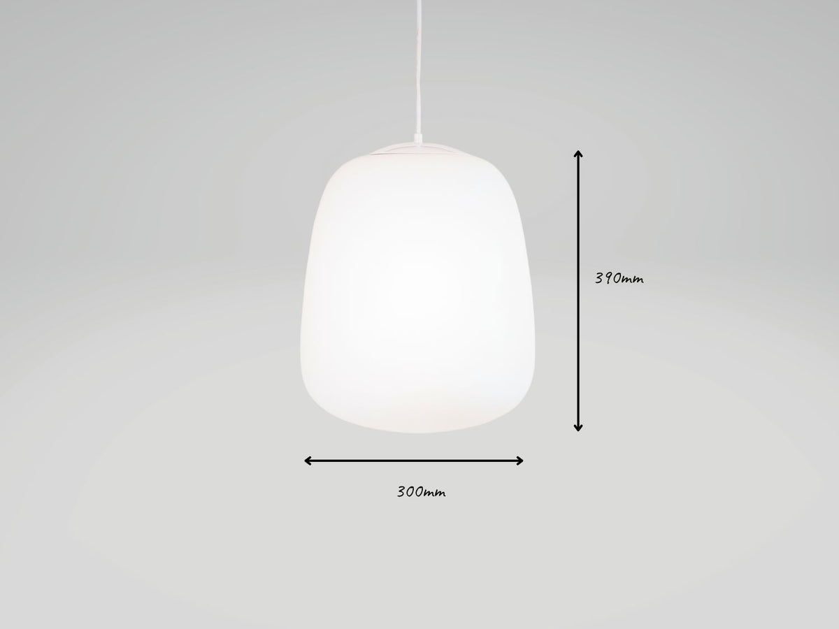 The Gang - George Long Opal Glass Pendant