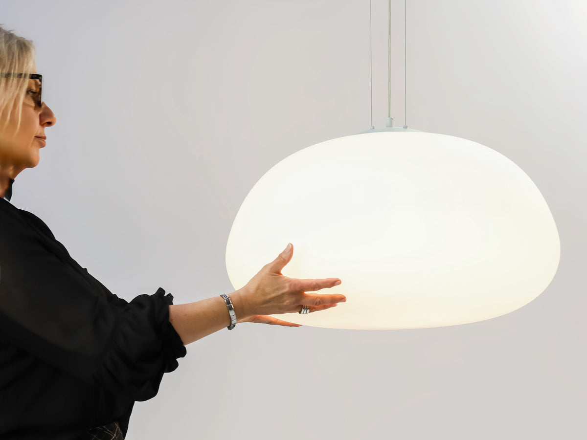 Reggie Opal Glass Pendant