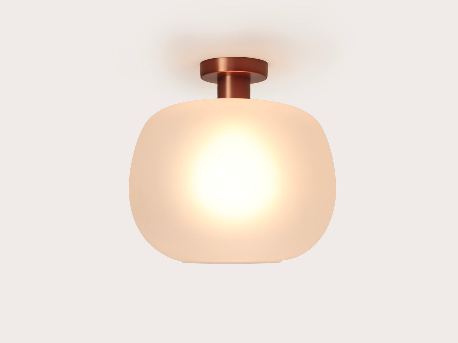 Fixed Fergus with Hikari Frost Glass Shade