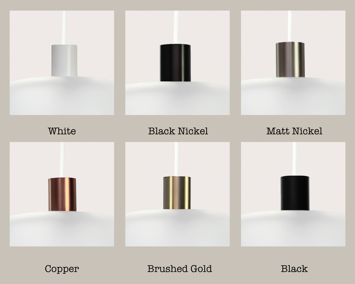 Hikari Frost Glass Fergus Pendant