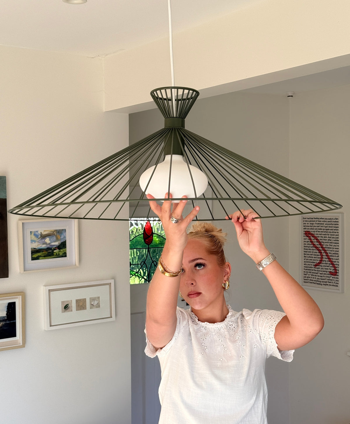 ICO Traders Collaboration - Amberley Wire Pendant