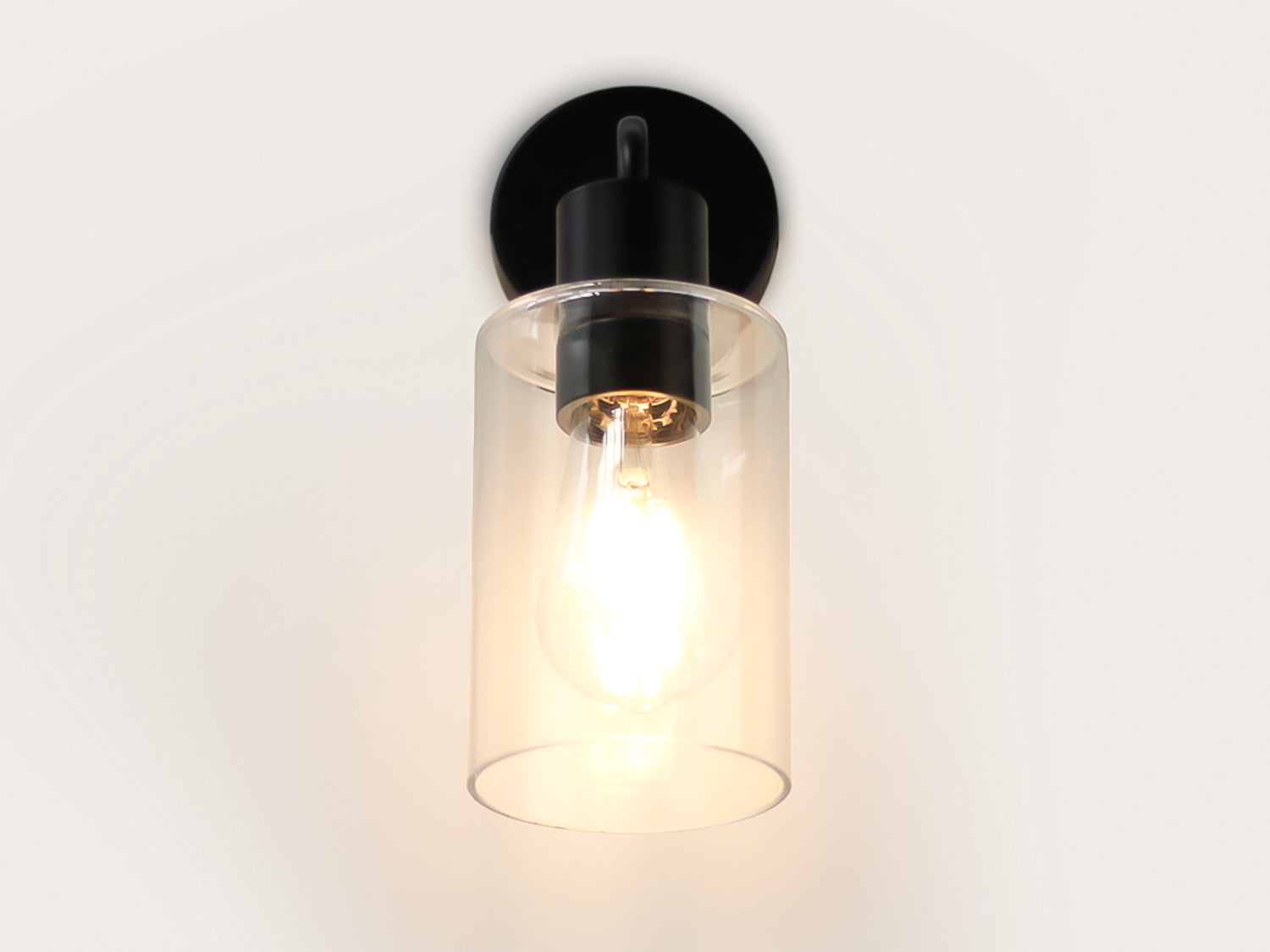 Fergus Wall Light with Indie Small Glass Shade