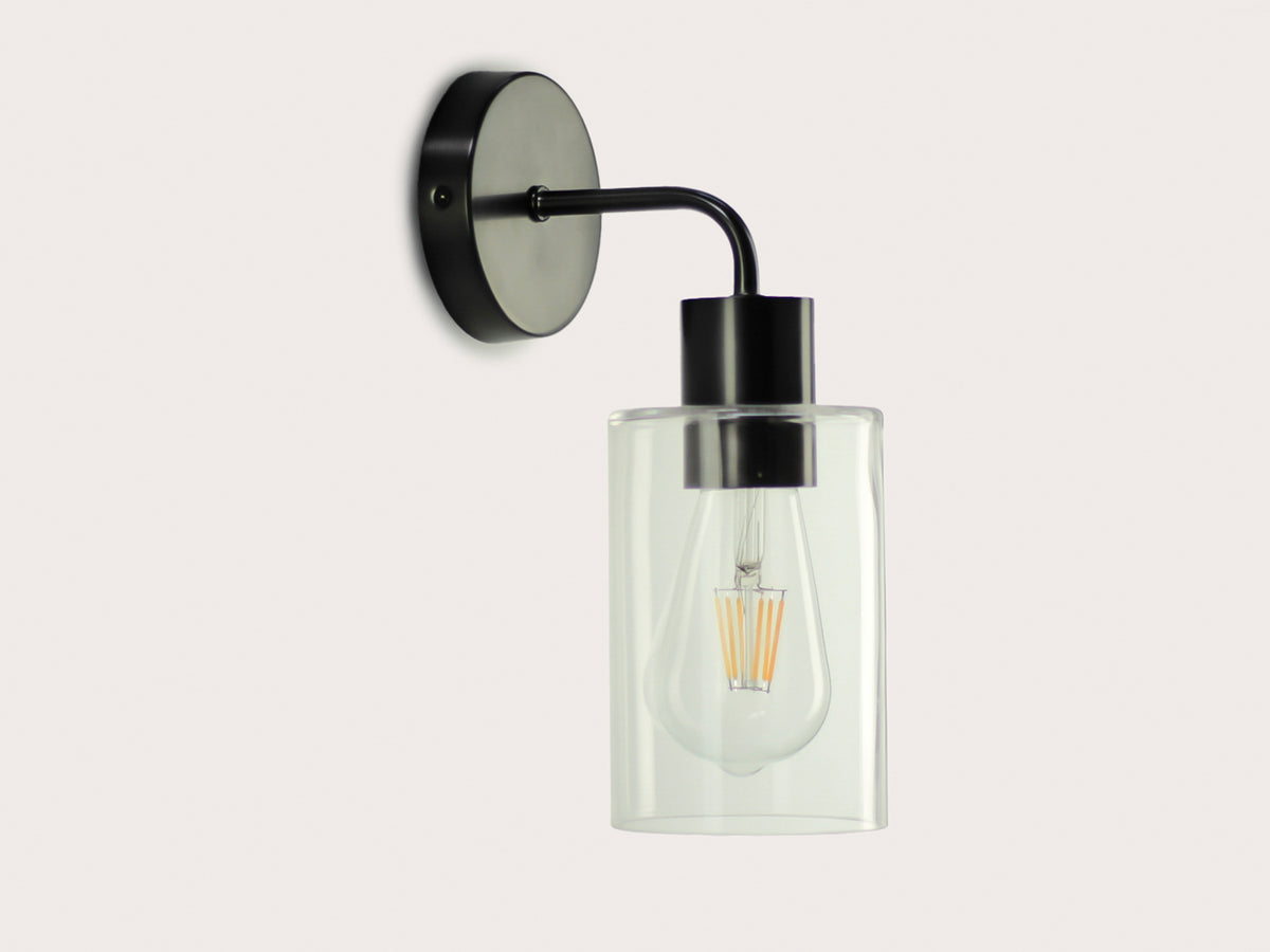 Fergus Wall Light with Indie Small Glass Shade