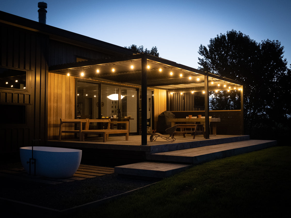 Festoon String Lights with 2W LED Bulbs
