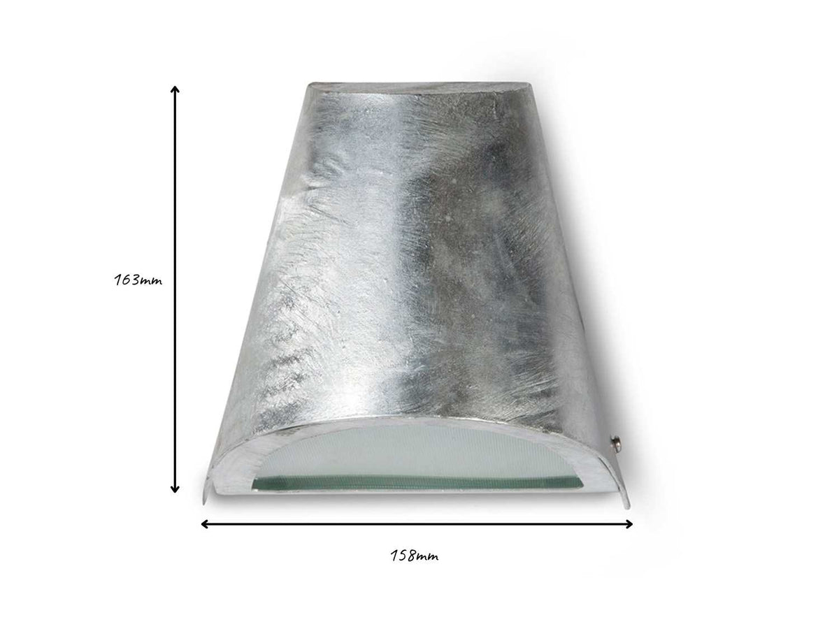 Mahia Outdoor Light - Galvanised - IP44 rated