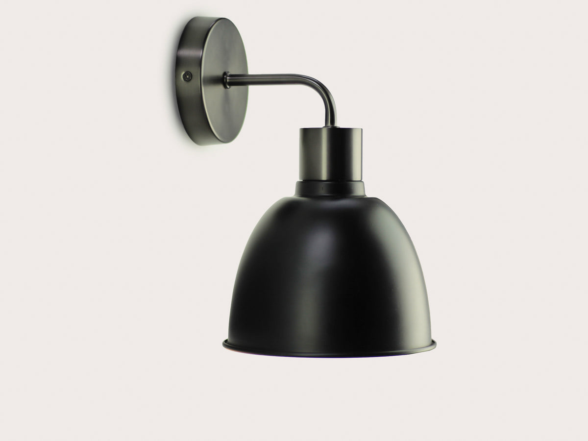 Fergus Wall Light with Metal Cloche