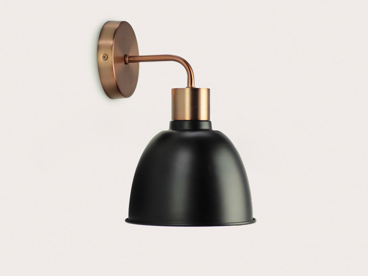 Fergus Wall Light with Metal Cloche