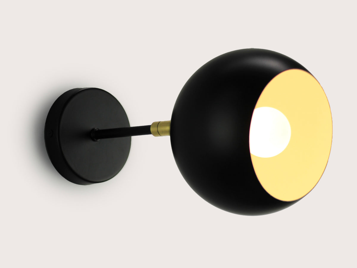 Mid-Century Dome Wall Sconce