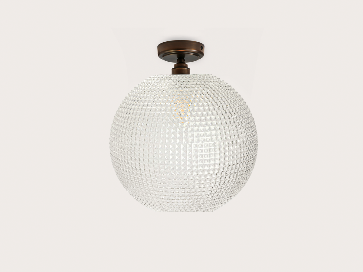 Fixed Arthur with Mr Ted Glass Shade