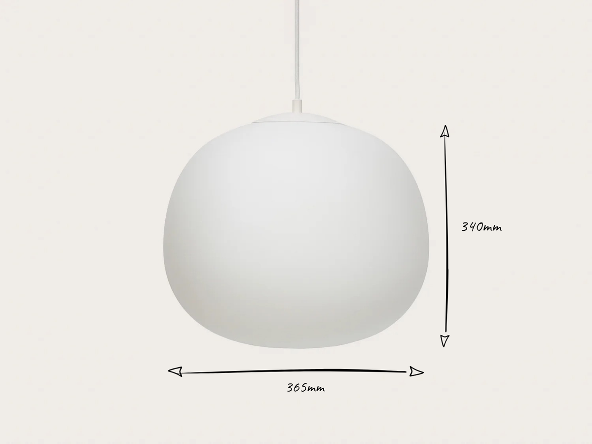 The Gang - Ollie Large Opal Glass Pendant